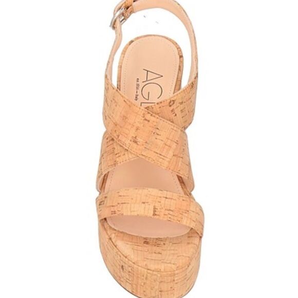 Agl Petra 120mm Open-Toe Sandals - Neutrals MWT 40/9 Brand New - Picture 5 of 5